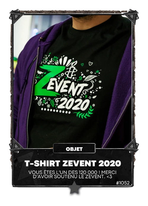 TShirt ZEvent 2020 Classique ZUnivers